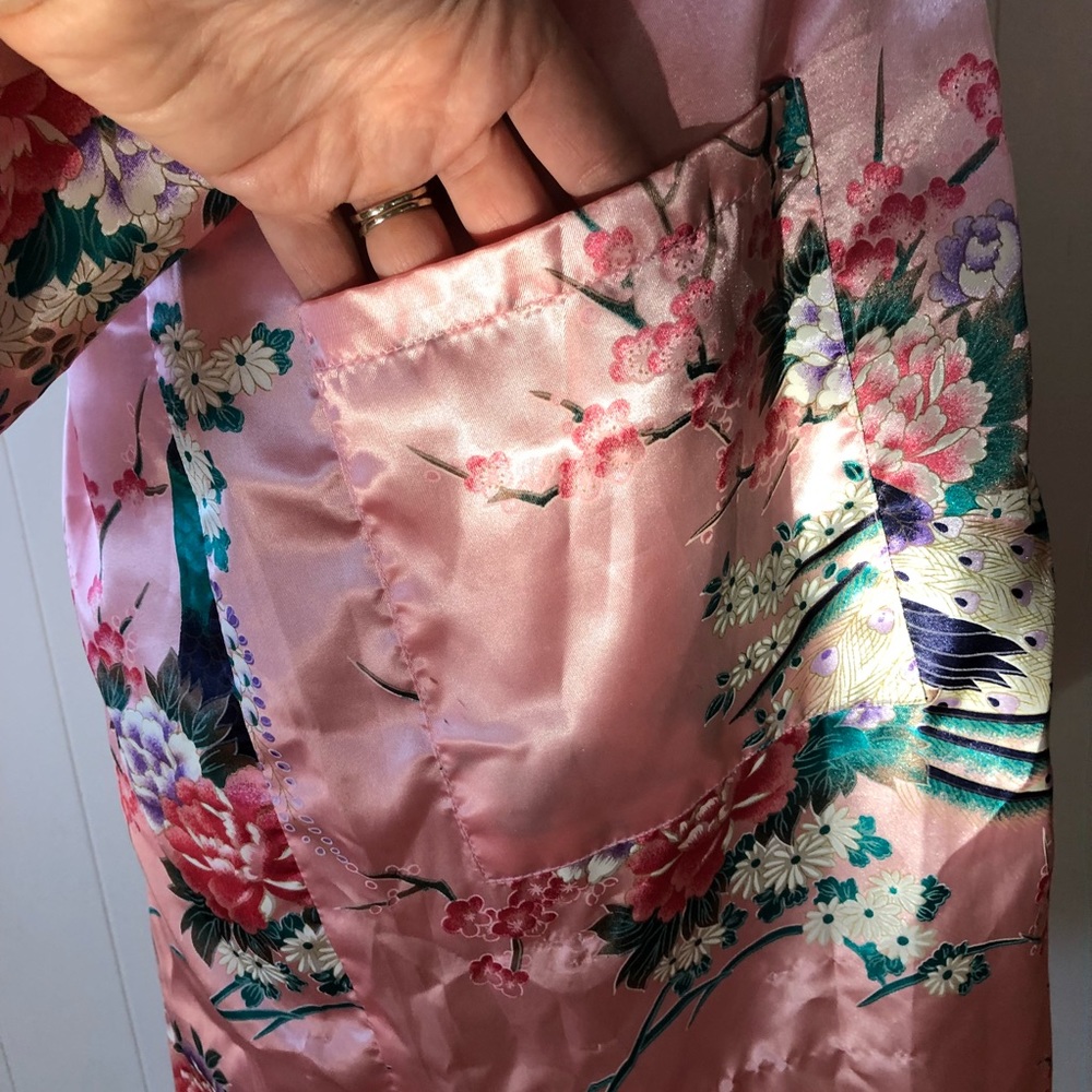 ♦️SOLD‼️Juguemm Kimono Robe Japanese Peacock - Picture 3 of 8